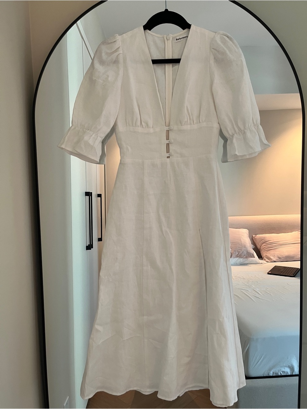 Reformation Maribel Linen Dress